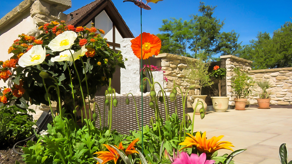 Gartenbau / Natursteinmauer